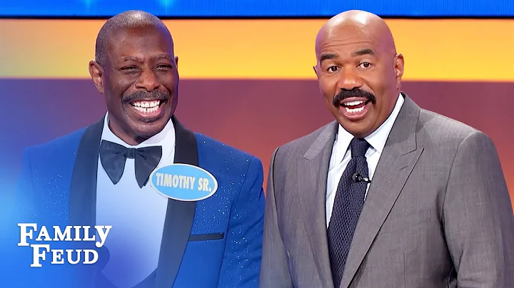 Steve Harvey is dazzled by Pastor Timothy's jacket...