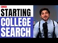 How to Start Searching for Colleges