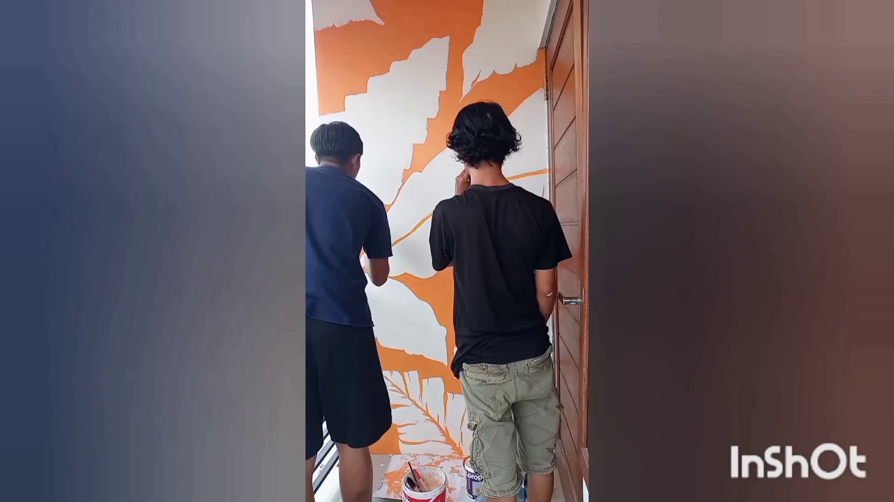  Mural tembok  gambar daun YouTube