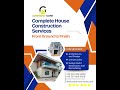 Construct Icons Pvt Ltd - Complete House Construction Services: From Ground to Finish