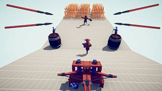 Minotaur, Ballista & 2x Ice Archers vs ALL Units - Totally Accurate Battle Simulator (TABS)