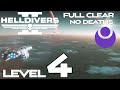 Helldivers 2, Squids Level 4 Full Clear No Deaths