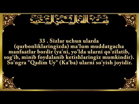22. Haj Surasi