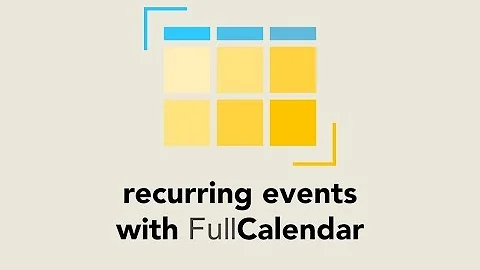 Episode #094 - Recurring Events on FulCalendar