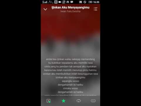 Iwan Fals feat Geisha-Ijinkan Aku Menyayangimu (Lyric Only) Via Joox