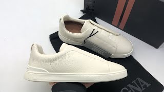 Zegna Triple Stitch sneakers White Detailed Review