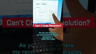 Screen Resolution Fix #windows #computer #ytshorts #shorts