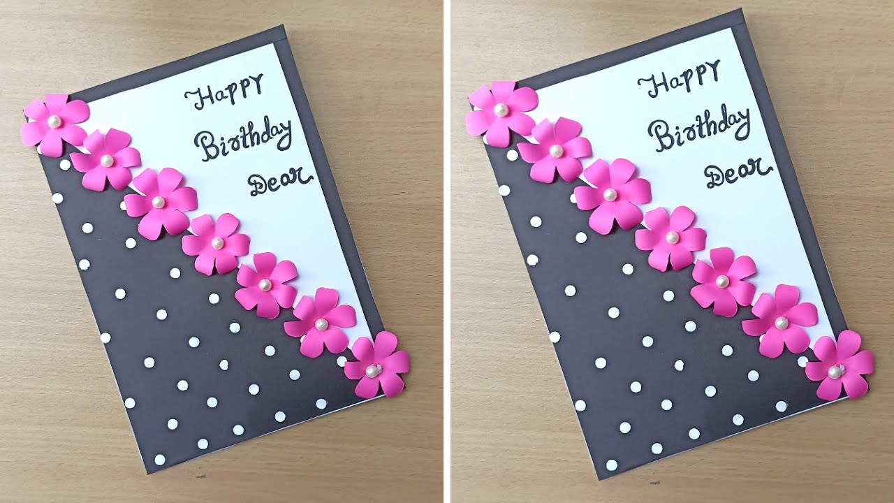 Easy & Beautiful Birthday Greeting Card Idea • Handmade Birthday Card • birthday  card for bestfriend 