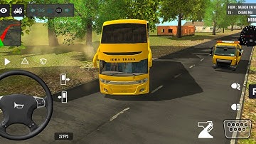 euro coach bus simulator 🧟😱|| new coach bus simulator part-1 Android gameplay