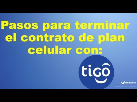 Como termina el plan celular con TIGO por internet