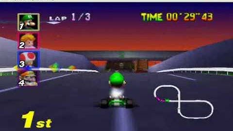 Mario Kart 64 on Project64 EMulator