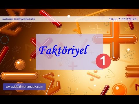 YGS Matematik: Faktöriyel Video 1