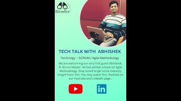TECH TALK WITH ABHISHEK - SCRUM MASTER AND AUTHOR OF SCRUMBLE.