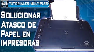 Como Solucionar Atasco De Papel En Las Impresoras  El Papel No Pasa Por La Impresora