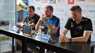 Pressekonferenz nach dem Spiel Eintracht Trier - FC Karbach mit Thomas Klasen und Patrick Kühnreich