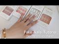 Fake nails tutorial | super affordable nails from shopee