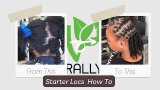 How to start your locs | Finger Coil | with 4 month Update