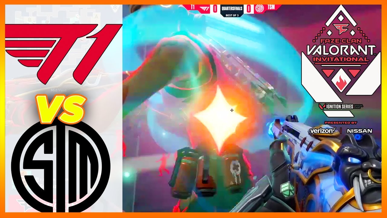 T1 vs TSM HIGHLIGHTS - FaZe Clan Valorant Invitational