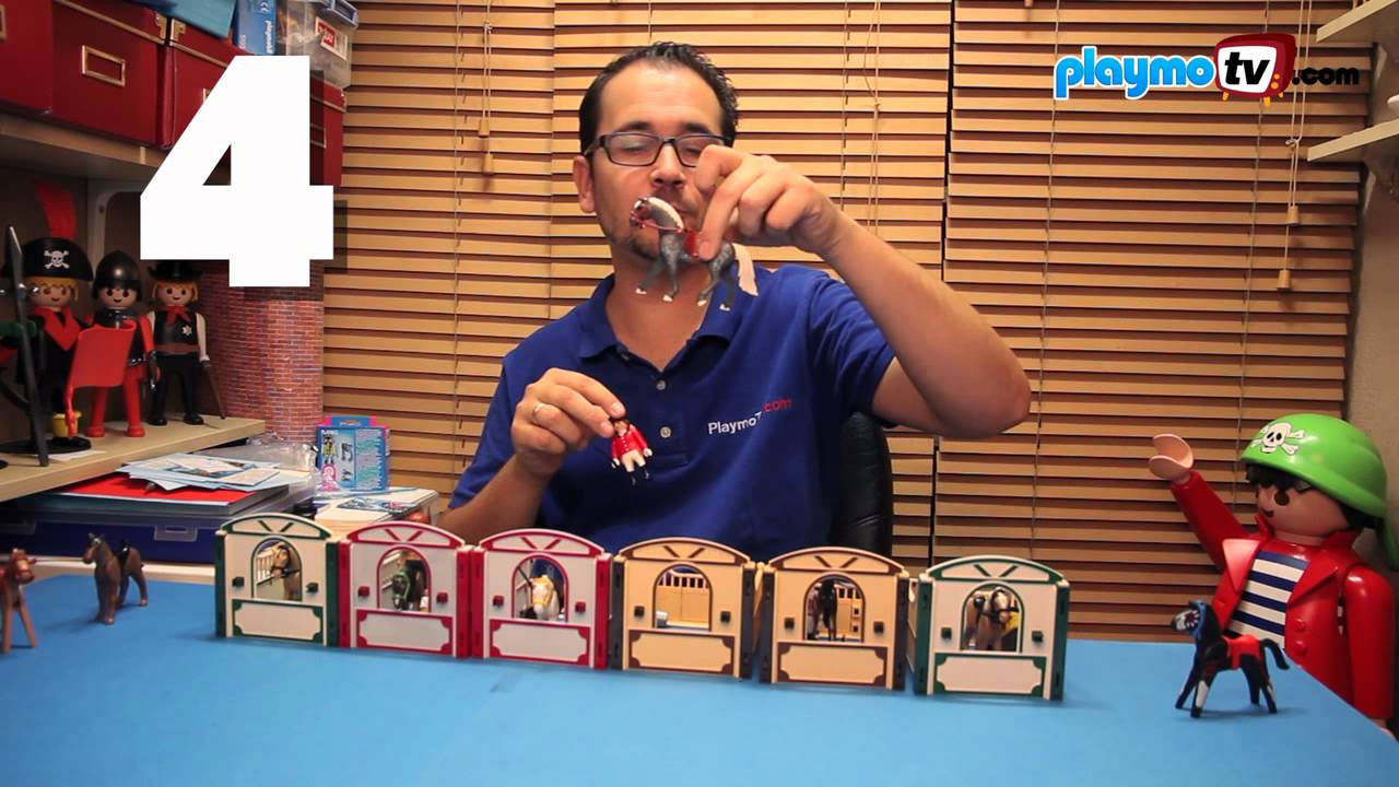 caballos playmobil antiguos