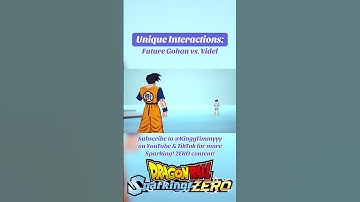 Unique Interactions — Future Gohan vs. Videl #dragonball #sparkingzero #dbz #gohan #videl #gaming