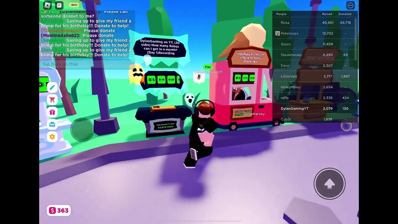 How many Robux can I get in one month?! (Day 1) YouTube