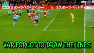 VAR FORGOT to draw the offside lines | ARSENAL | FBTV