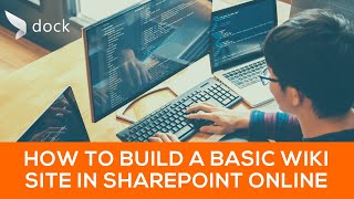 How to Build a Basic Wiki Site in SharePoint Online