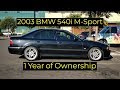 Should I sell my BMW 540i M-Sport? 1 Year Cost of Ownership