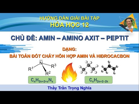 Video BÀI TOÁN ĐỐT CHÁY HỖN HỢP AMIN + HIDROCACBON (# 5) - youtube