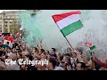 Hungary tens of thousands protest against viktor orbans government