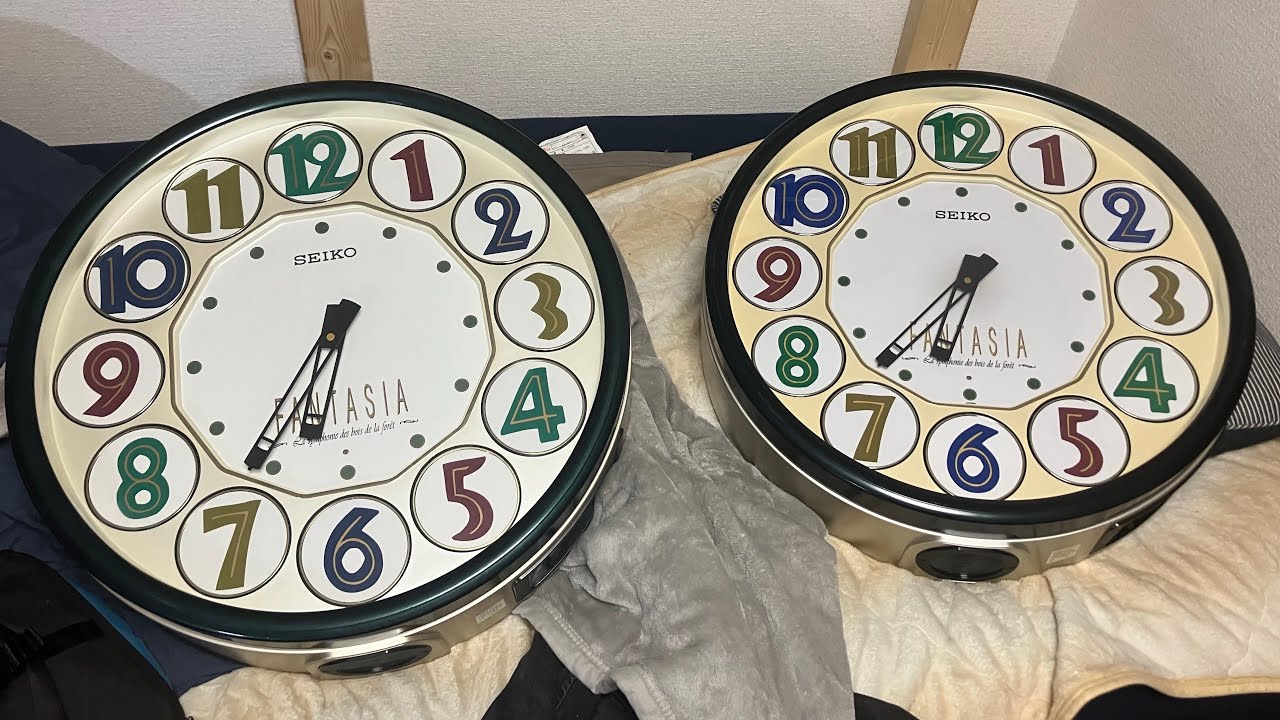 SEIKO ファンタジア RE540M からくり時計　セイコーファンタジア SEIKO FANTASIA RE540M Mechanical Clock - YouTube