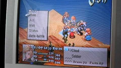 Final Fantasy Tactics PS -- Cloud