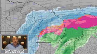 Timeline for Michigan Winter Storm