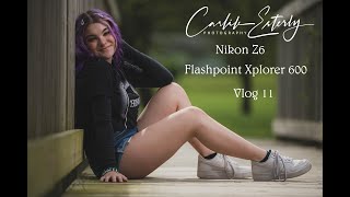 Nikon Z6 and Flashpoint Xplorer 600 in harsh light. Vlog 11