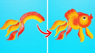 Creative Art Ideas, Simple Drawing Tricks And Cool Painting Hacks