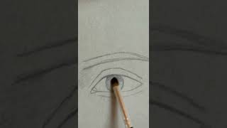 طريقة رسم العين بسهولة