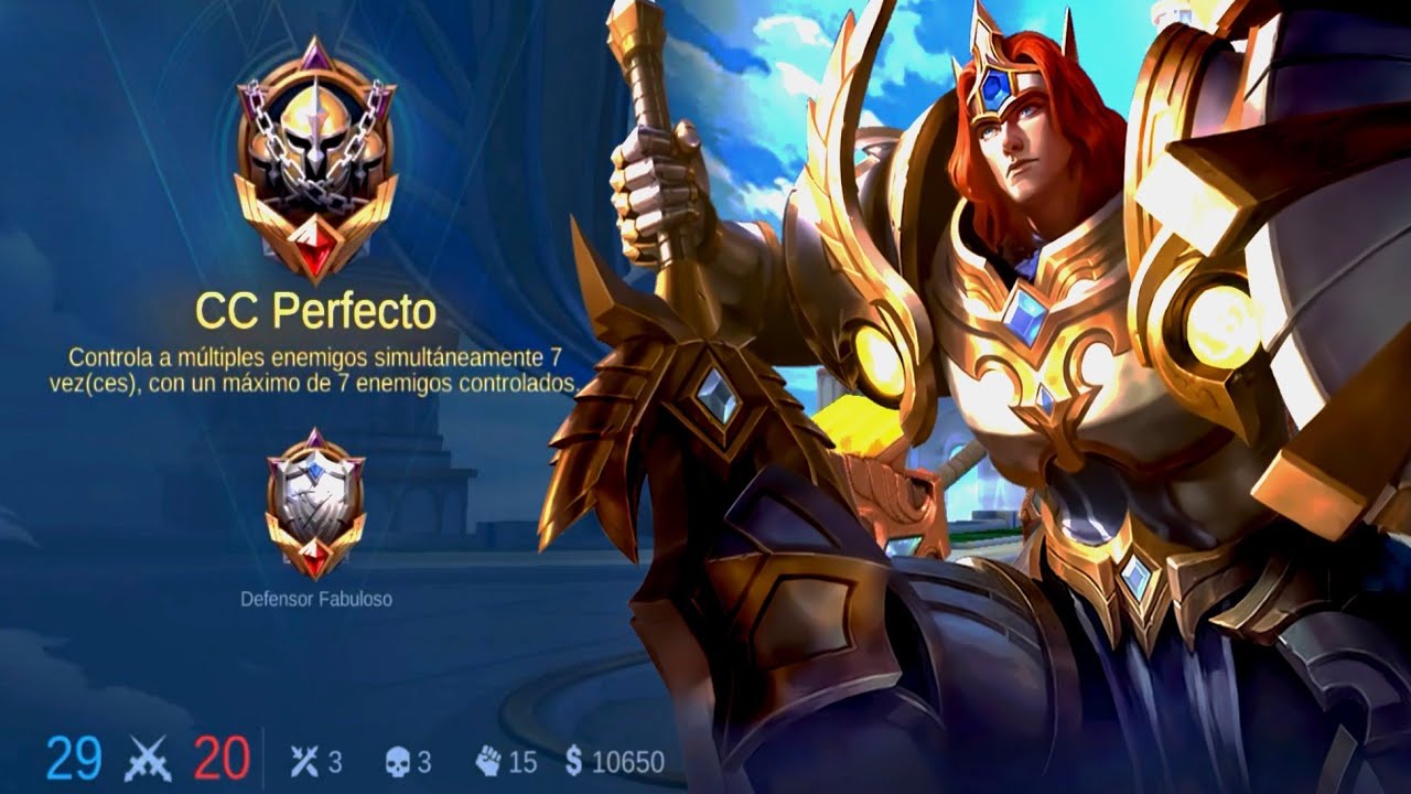 Tigreal + 15 ASSISTS + PERFECT CC + FABULOUS DEFENDER - MULTIROL PARAGON NV V RANK IN SOLO Q 