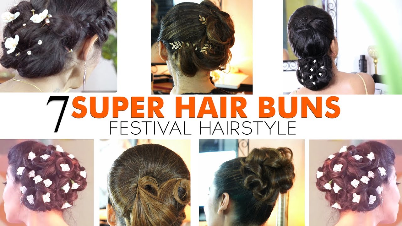 7 Super Stylist Occasional Hair Buns For Night Party Popular