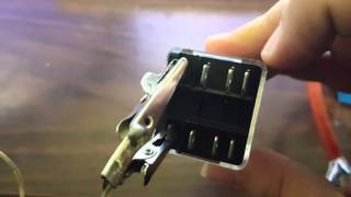 replace a screen up, down switch with relay