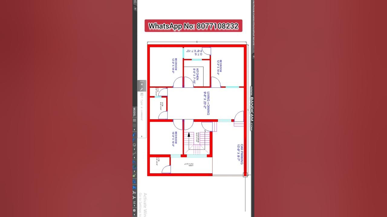 30-x-40-house-plan-with-car-parking-youtube