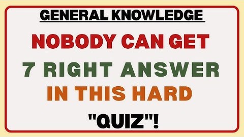 NOBODY CAN GET 7/7 IN THIS IMPOSSIBLE QUIZ 🧠💀🔥 (99% FAIL ON QUESTION 3!)