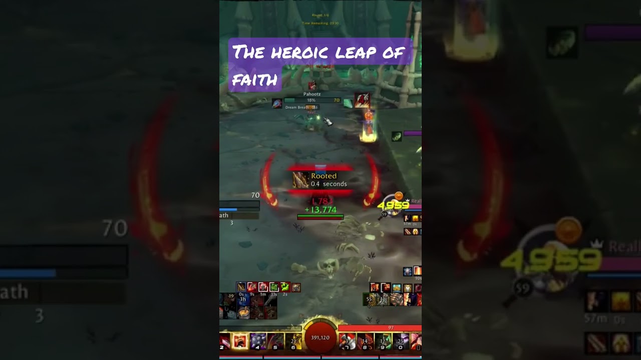 The Heroic leap of faith Fury Warrior 