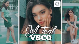 फोटो संपादित करें अला Selebgram | सॉफ्ट TEAL | वीएससीओ एक्स फुलपैक का उपयोग करना | VSCO सामरिक screenshot 2