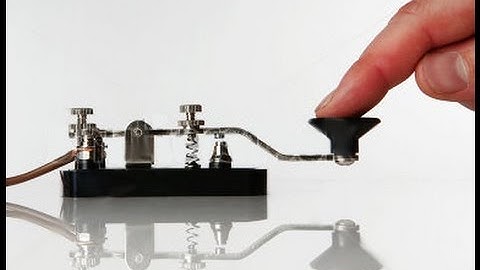 HOW IT WORKS: Morse Code