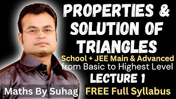 lec 1 properties & solution of triangles jee complete playlist join button pay rs159 month teko