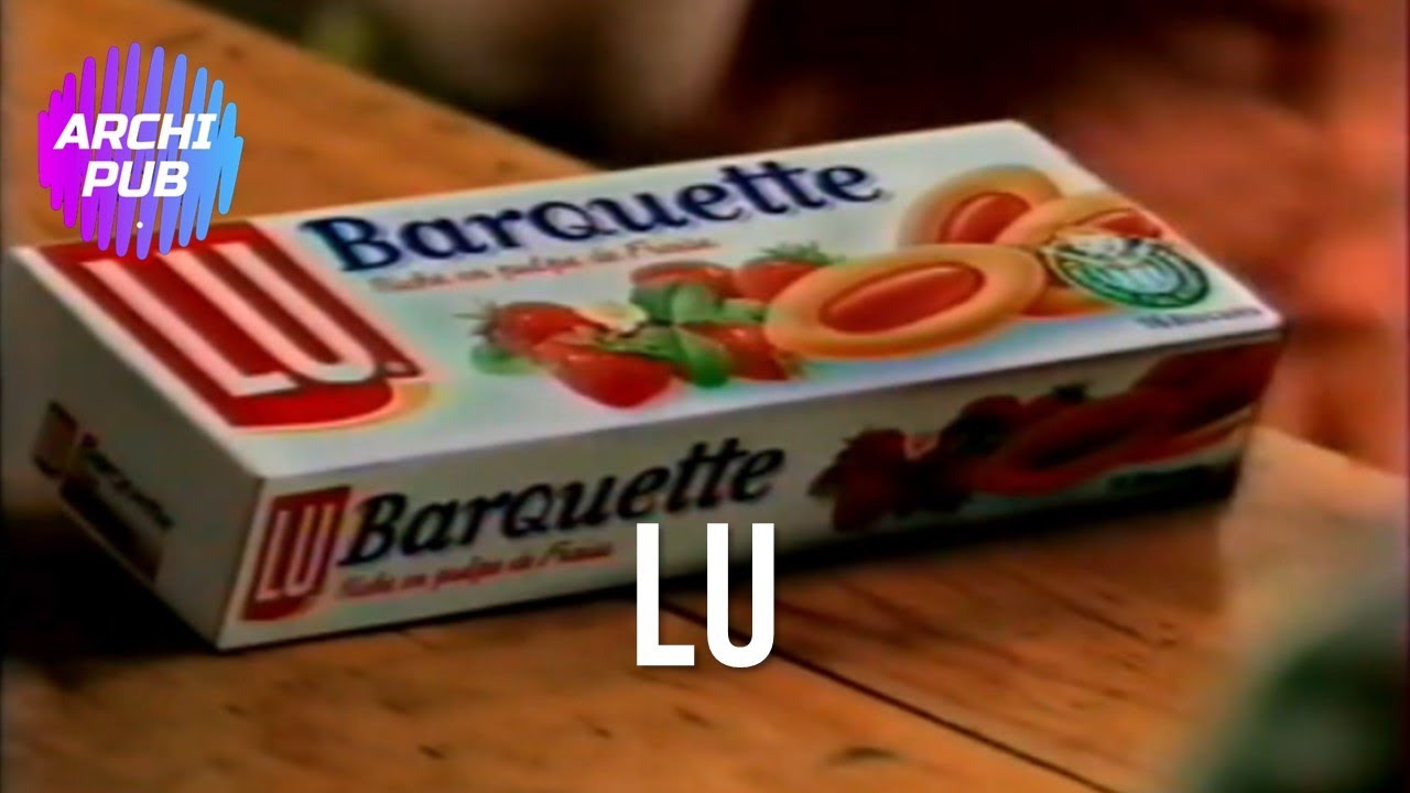 Publicité biscuit 'Barquette' de Lu - 1998 