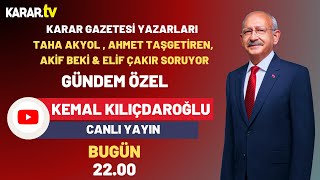 Millet İttifakı'nın Cumhurbaşkanı Adayı Kemal Kılıçdaroğlu KARAR TV'de Soruları Yanıtladı
