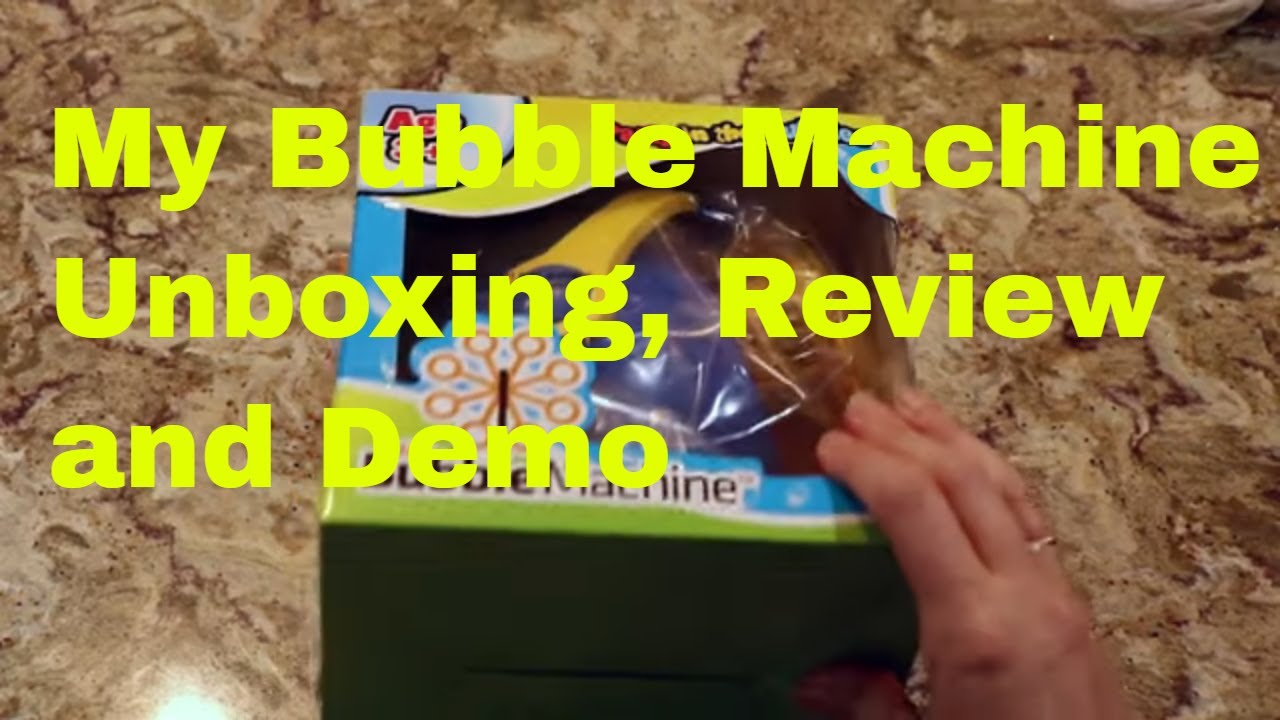 My Bubble Machine Demo Review - 500 Bubbles Per Minute - YouTube