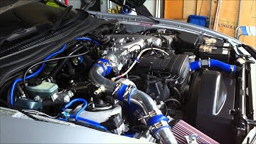 MKIV Toyota Supra T61 NA-T first start after turbo conversion.