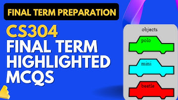 CS304 Final Term Highlighted Solved MCQs